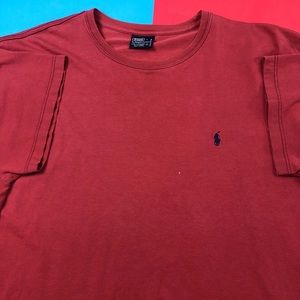 Vintage Polo Ralph Lauren Red T-Shirt Size XL